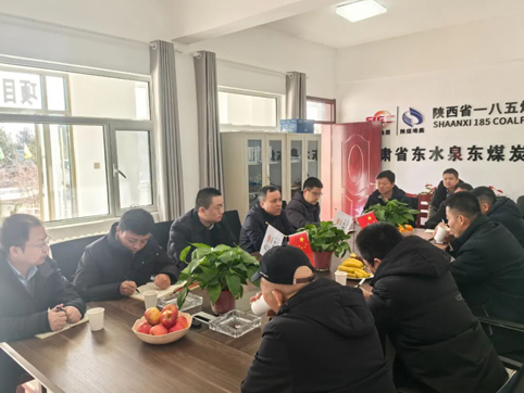 山丹县领导深入一八五公司东水泉东煤炭勘探项目检查指导工作